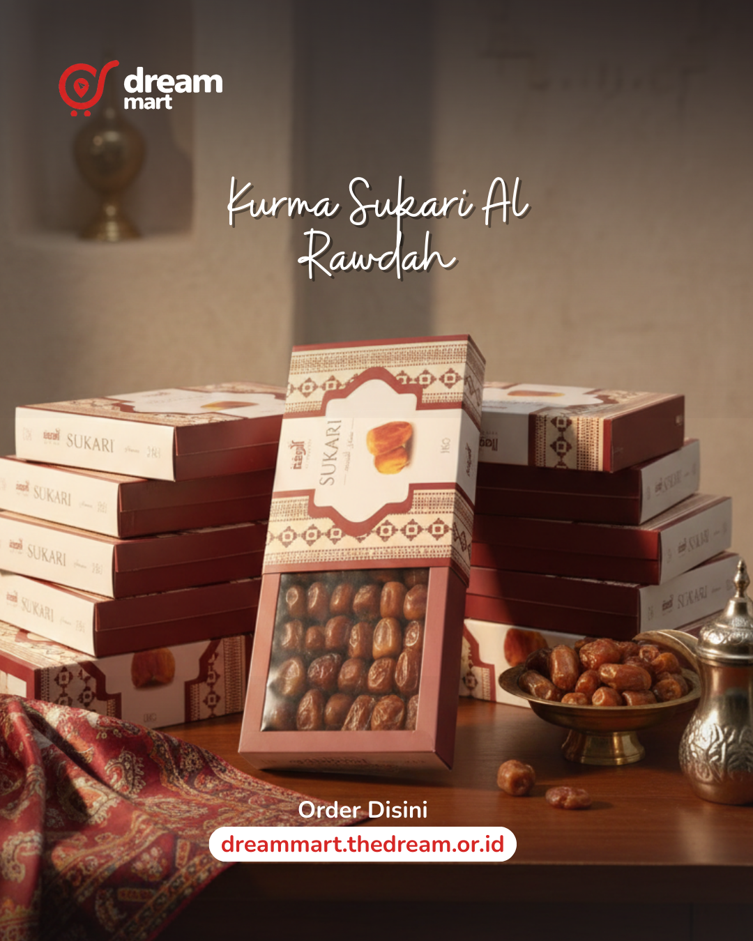 Kurma Sukari Al Rawdah 1kg